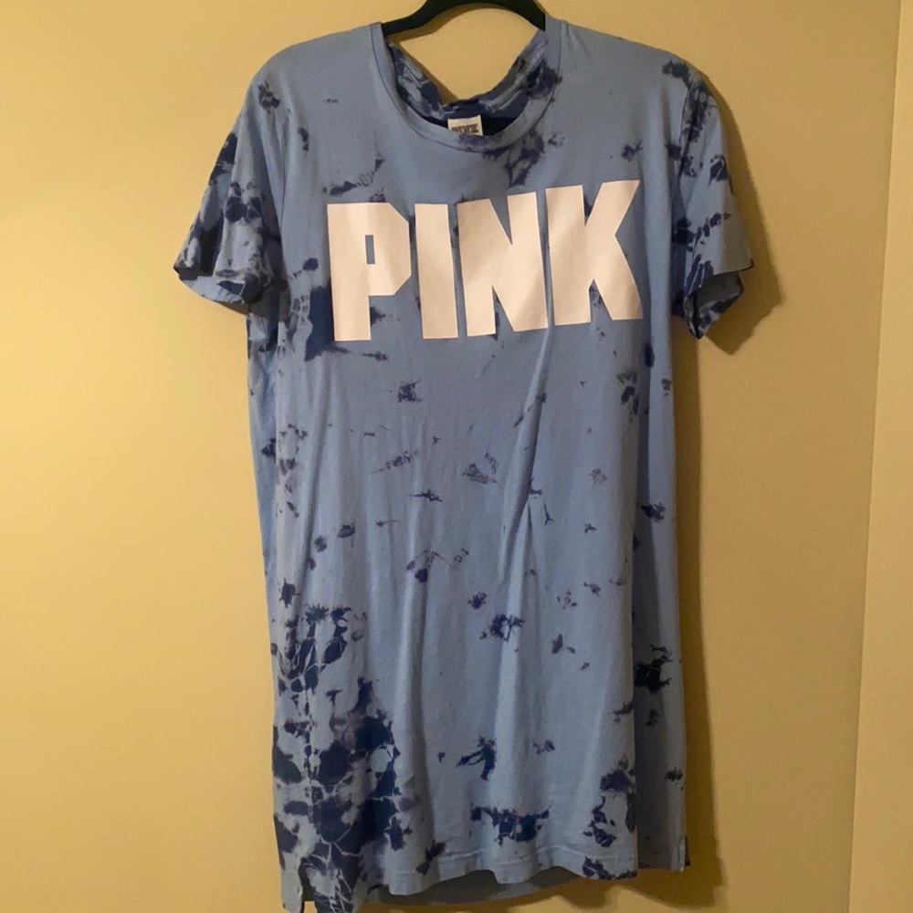 PINK shirt dress